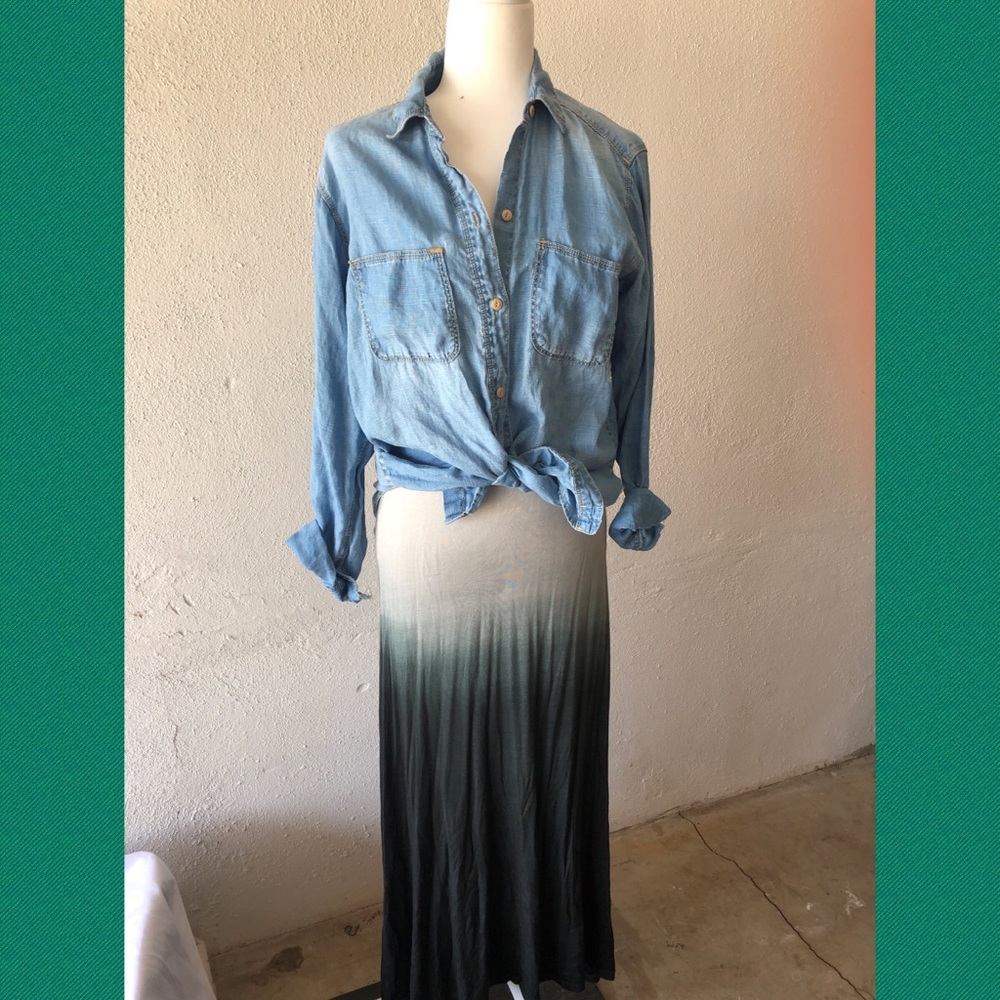 Ombré Maxi Skirt